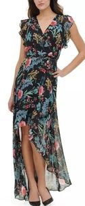 NWT Tommy Hilfiger chiffon high low dress